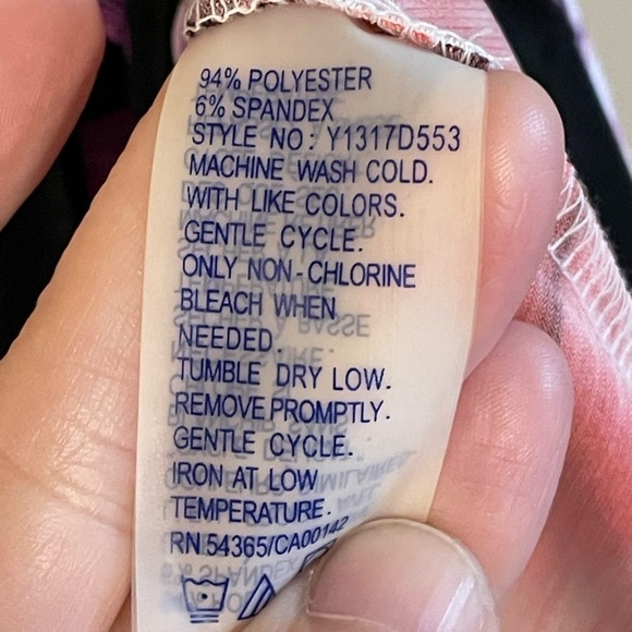 Peter Nygard Women’s Midi Dress Size 10 Pink Abstract Asymmetrical Lagenlook - Picture 8 of 14